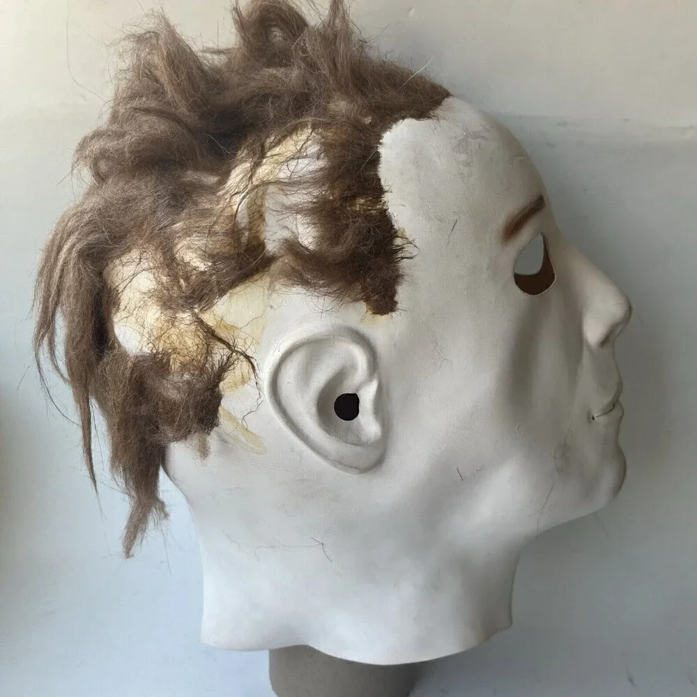 Vtg Don Post Halloween Mask Michael Myers Costume Creepy Horror Scary Prop